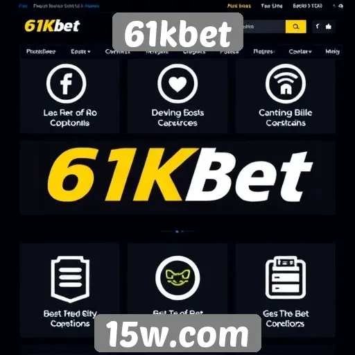 Recursos e funcionalidades do site 61kbet