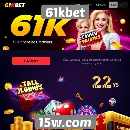 Promoções e bônus disponíveis no 61kbet